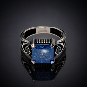 azure titan statement ring