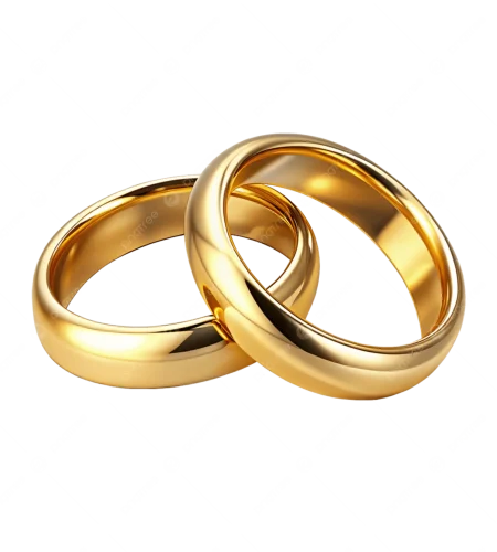 pngtree wedding rings on transparent background png image 20352628